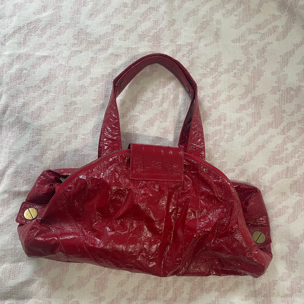 Matt & Nat Red bowler bag - Picture 4 of 4